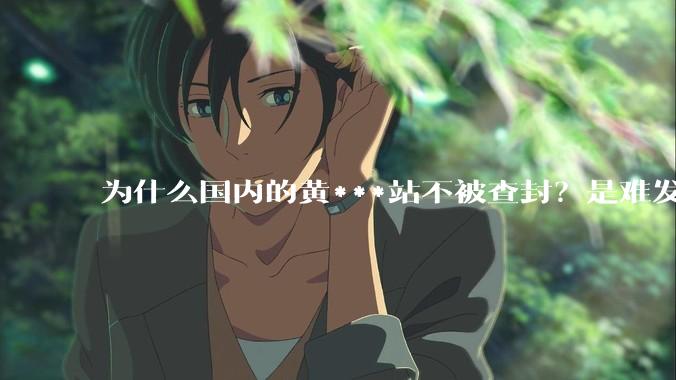 为什么国内的黄***站不被查封？是难发现吗？
