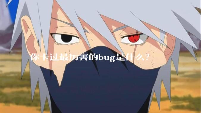 你卡过最厉害的bug是什么？