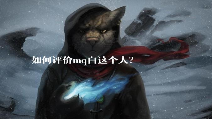 如何评价mq白这个人？