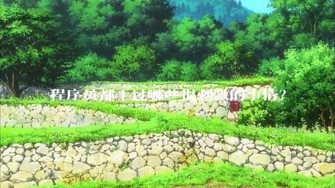 程序员都干过哪些很刺激的事情？