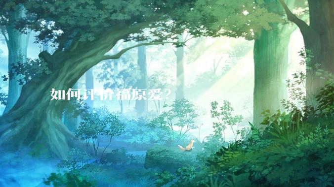 如何评价福原爱？