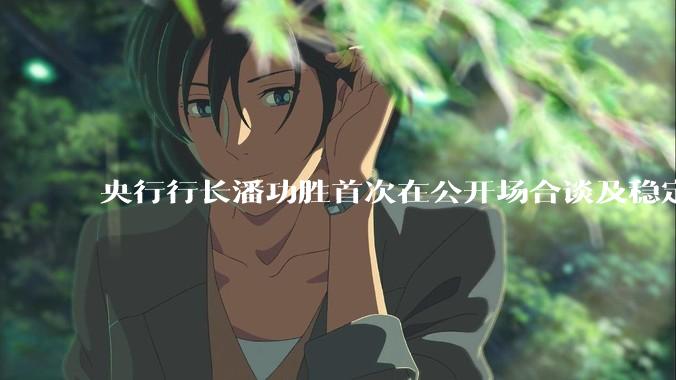 央行行长潘功胜首次在公开场合谈及稳定币，稳定币是什么？有何深意？